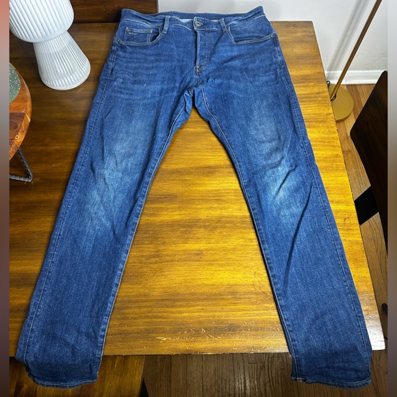 G-Star Raw 3301 Slim Jeans 34X32 - Picture 1 of 8